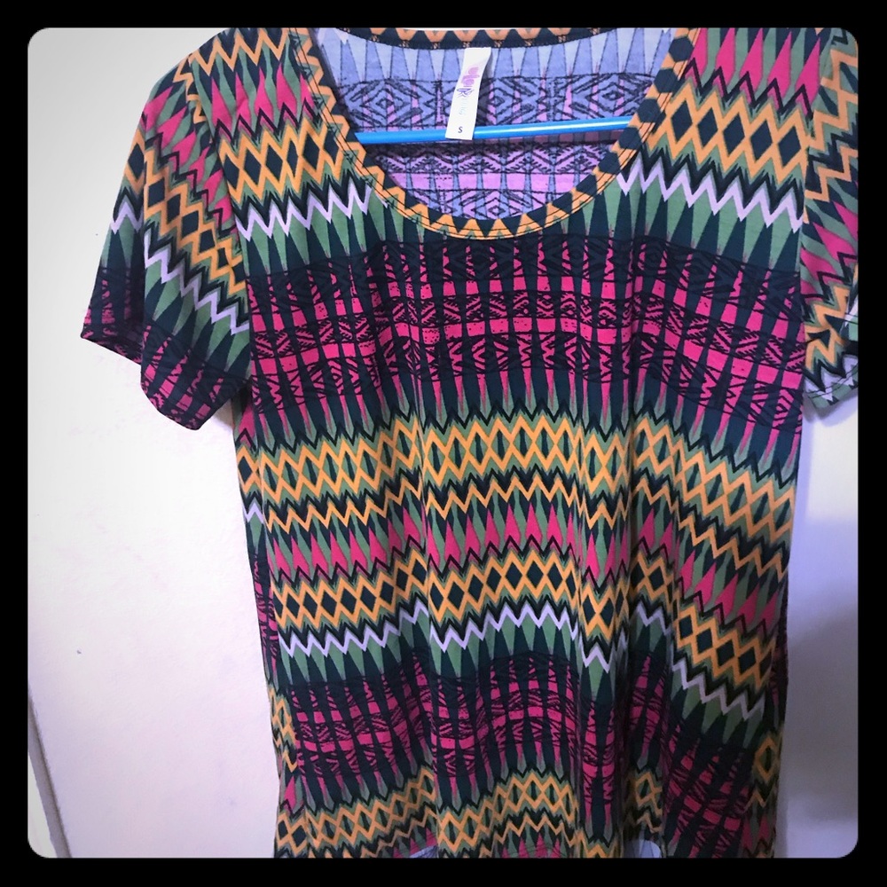 Colorful Lularoe Blouse